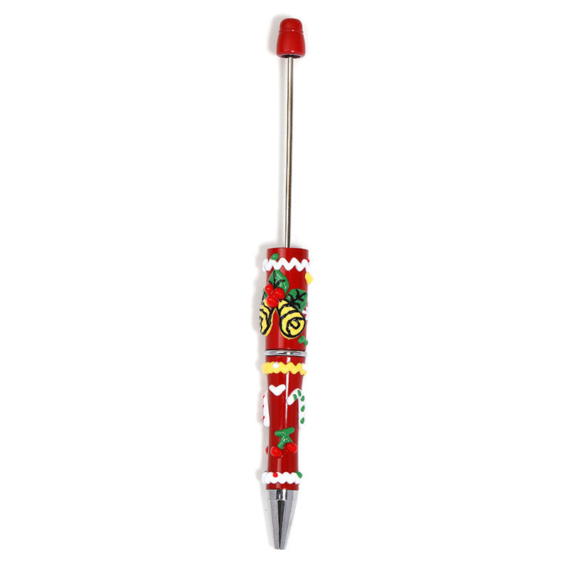 Wholesale 5pcs/pack Christmas cartoon bead pen